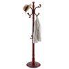 VEVOR Coat Rack Freestanding, Wooden Coats Rack Stand with Weighted Base & 11 Hooks, Free Standing Hall Coat Tree for Entryway, Bedroom, Living Room