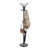 VEVOR Freestanding Coat Rack, Metal Coats Rack Stand with Umbrella Holder, Stable Marble Base & 14 Hooks, Hall Coat Tree for Entryway, Bedroom