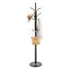 VEVOR Coat Rack Freestanding, Coats Tree Stand with Stable Marble Base & 6 Hooks, Free Standing Hall Coat Rack for Entryway, Bedroom, Office