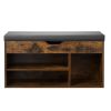 VEVOR Entryway Shoe Bench, 31.7 x 12.0 x 17.5 Inch Shoe Storage Organizer with Lift Top Storage Space