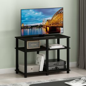 Romain Turn-N-Tube TV Stand for TV up to 40 Inch, Espresso/Black