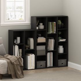 Luder 5-Cube Reversible Open Shelf, Blackwood
