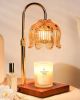 Flower Candle Warmer Lamp with Timer & Dimmer, Adjustable Height Candle Warmer, Birthday Valentines Day Gifts for Women Mom