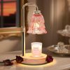 Candle Warmer Lamp with Timer Electric Adjustable Height Candle Warmer Dimmable Wax Warmer Lamp Jar Candles with 2 Bulbs for Home Decor & Office