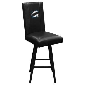 Swivel Bar Stool 2000 with Dolphin Swirl Logo Panel