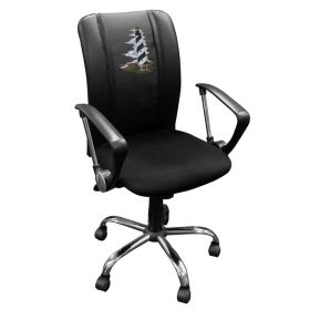 Curve Task Chair with Lighthouse Black & White Logo Panel