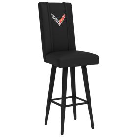 Swivel Bar Stool 2000 with Corvette Symbol Logo