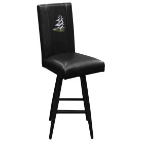 Swivel Bar Stool 2000 with Lighthouse Black & White Logo Panel