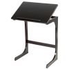 Bamboo Sofa Side Table with Tilting Top
