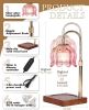 Pink Candle Warmer Lamp with Timer & Dimmer, Candle Lamp Warmer Adjustable Height, Birthday Valentines Day Gifts for Women Mom