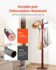 VEVOR Coat Rack Freestanding, Wooden Coats Rack Stand with Weighted Base & 11 Hooks, Free Standing Hall Coat Tree for Entryway, Bedroom, Living Room