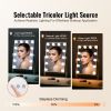 VEVOR Hollywood Vanity Mirror With Lights, 12 Dimmable Bulbs & 3 Color Lighting Modes, Makeup Mirror with Detachable 5X Magnification