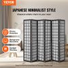 VEVOR Room Divider, 6 Panel Japanese Room Divider, Folding Privacy Screen Indoor, Portable Partition Dividers and Decoration Screens