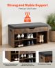 VEVOR Entryway Shoe Bench, 31.7 x 12.0 x 17.5 Inch Shoe Storage Organizer with Lift Top Storage Space