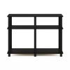 Romain Turn-N-Tube TV Stand for TV up to 40 Inch, Espresso/Black