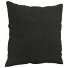 Throw Pillow Black Polyester 16 x 16 in Throw Pillow Square