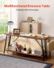 VEVOR Narrow Console Sofa Table, 70.9 inches Behind Couch Table, 2-Tier Long Entryway Table and Skinny Hallway Table