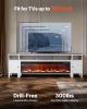 VEVOR Fireplace TV Stand, Farmhouse Fireplace TV Stand for TVs up to 100 inch