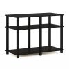 Romain Turn-N-Tube TV Stand for TV up to 40 Inch, Espresso/Black