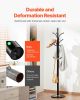 VEVOR Coat Rack Freestanding, Coats Tree Stand with Stable Marble Base & 6 Hooks, Free Standing Hall Coat Rack for Entryway, Bedroom, Office