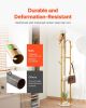 VEVOR Coat Rack, Freestanding Coat Rack Stand with Quartz Stone Base & 9 Hooks, Free Standing Hall Coat Tree for Entryway, Bedroom, Office