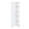 Randall Linen Cabinet, with 1 door and 9 shelves