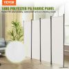 VEVOR Room Divider, 4 Panel Room Dividers and Folding Privacy Screens, Fabric Partition Room Dividers for Office, Bedroom, Dining Room, Study