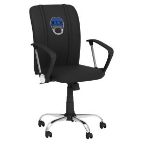 Curve Task Chair with Hockey Helmet Gaming Logo (Helmet Color: Blue)