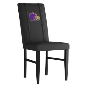Side Chair 2000 with Football Helmet Gaming Logo Set of 2 (Helmet Color: Blue and Yellow)