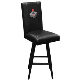 Swivel Bar Stool 2000 with Joystick Gaming Logo (Joystick Color: Red)