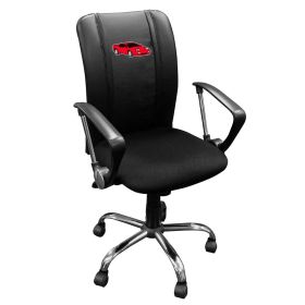 Curve Task Chair with Sports Car Gaming Logo (Sports Car Color: Red)
