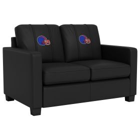Dyno Stationary Loveseat with Football Helmet Gaming Logo (Helmet Color: Blue and Red)
