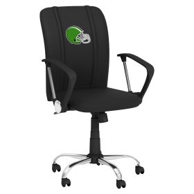 Curve Task Chair with Football Helmet Gaming Logo (Helmet Color: Green)