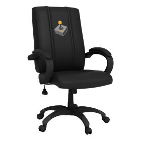 Office Chair 1000 with Joystick Gaming Logo (Joystick Color: Yellow)