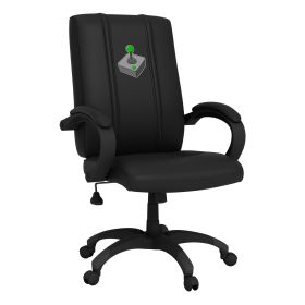 Office Chair 1000 with Joystick Gaming Logo (Joystick Color: Green)
