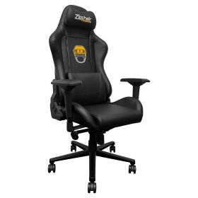 Xpression Pro Gaming Chair with Hockey Helmet Gaming Logo (Helmet Color: Yellow)