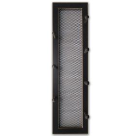 7-Peg Mug Rack by Millwork Engineering, Black Frame (Color: as Pic)