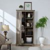 Tall Storage Cabinet Barn Door Storage Country Wood Rustic Farmhouse Pantry Cupboard Barn Door Kitchen Organizer Furniture Home Drawer Shelves