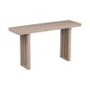 Uniquely Designed Oak Veneer Console Table with Distinctive Side Shapes, Suitable for Entryway, Hallway, Living Room, Foyer, Corridor