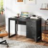 1PC Modern Computer Desk Writing Workstation with Cabinet and Drawer