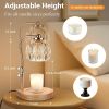 Candle Warmer Lamp with Timer Dimmer Adjustable Height, Gift for Women Mom, House Warming New Home Cozy Decor