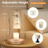 Candle Warmer Lamp with Timer Dimmer Adjustable Height, Gift for Women Mom, House Warming New Home Cozy Decor